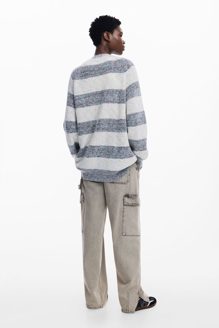 Mixed knit cardigan | Desigual