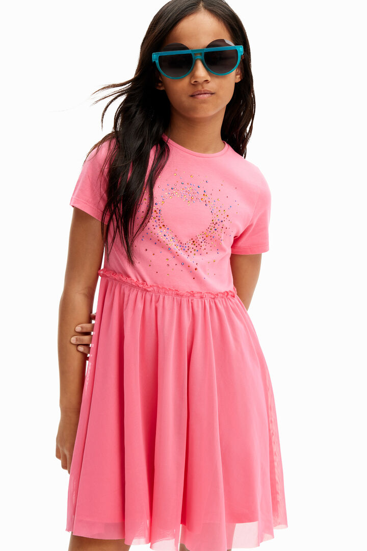 Kleid Herz Strass | Desigual