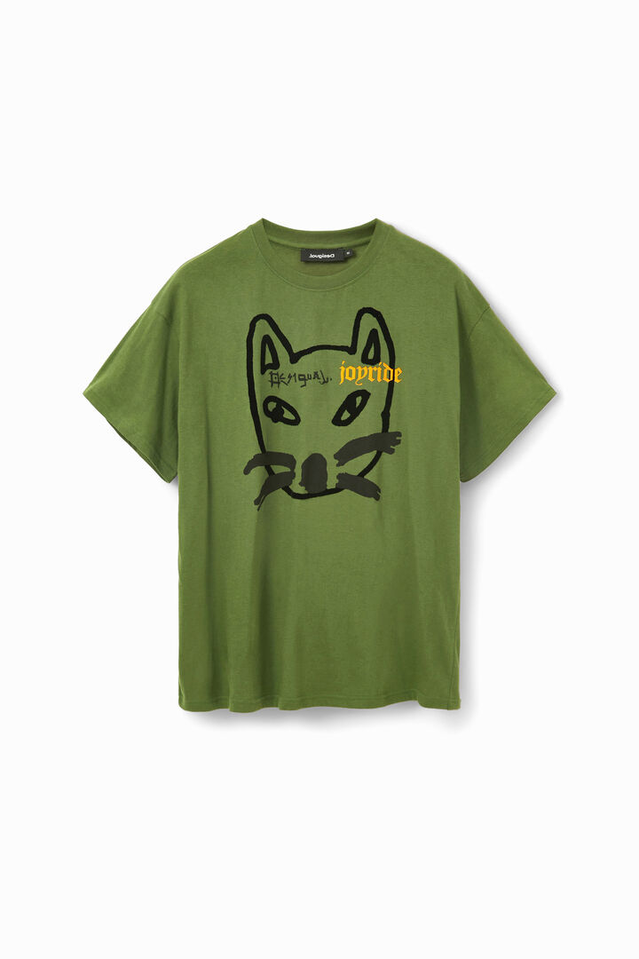 Camiseta oversize gato | Desigual