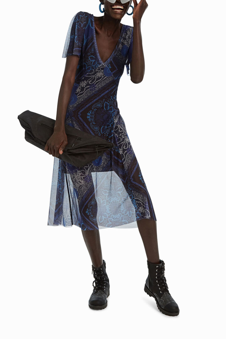 Floral tulle dresses | Desigual