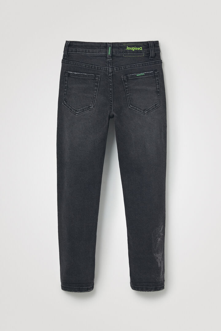 Pantalón vaquero bordado | Desigual