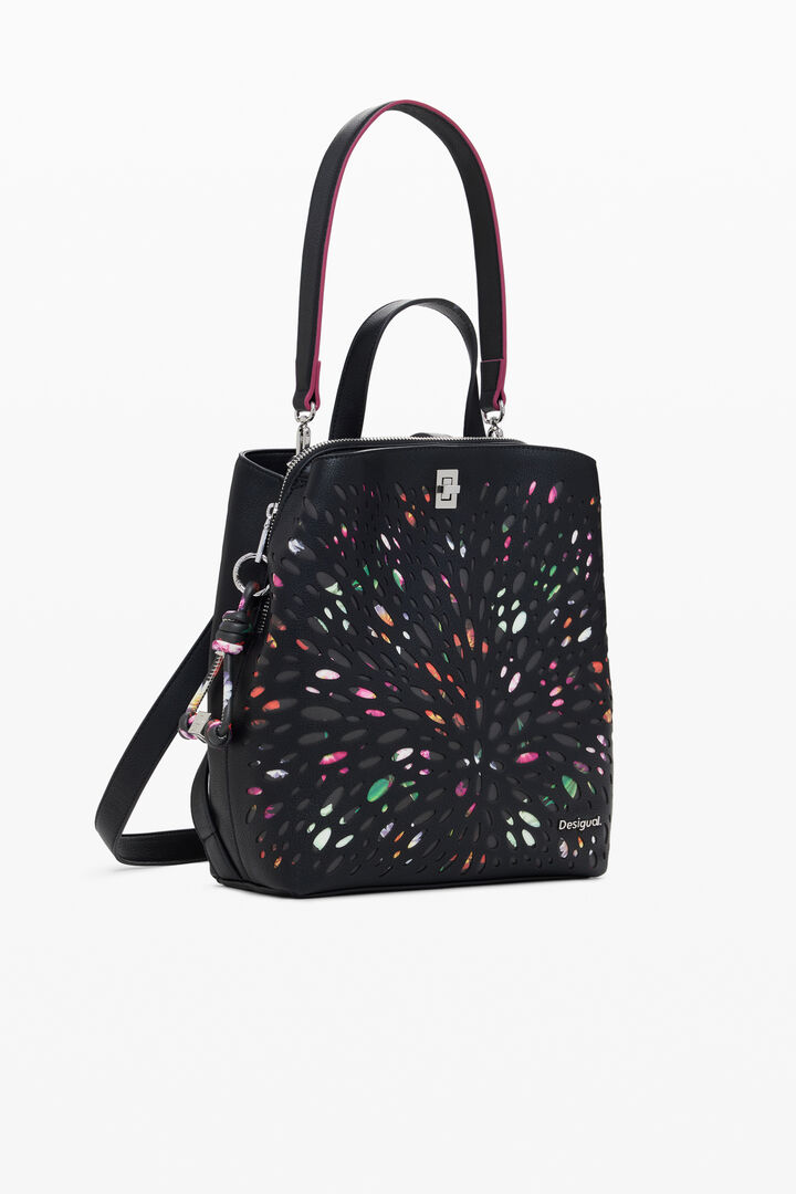Mini perforated backpack | Desigual