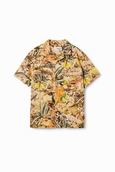 Camouflage resort shirt | Desigual