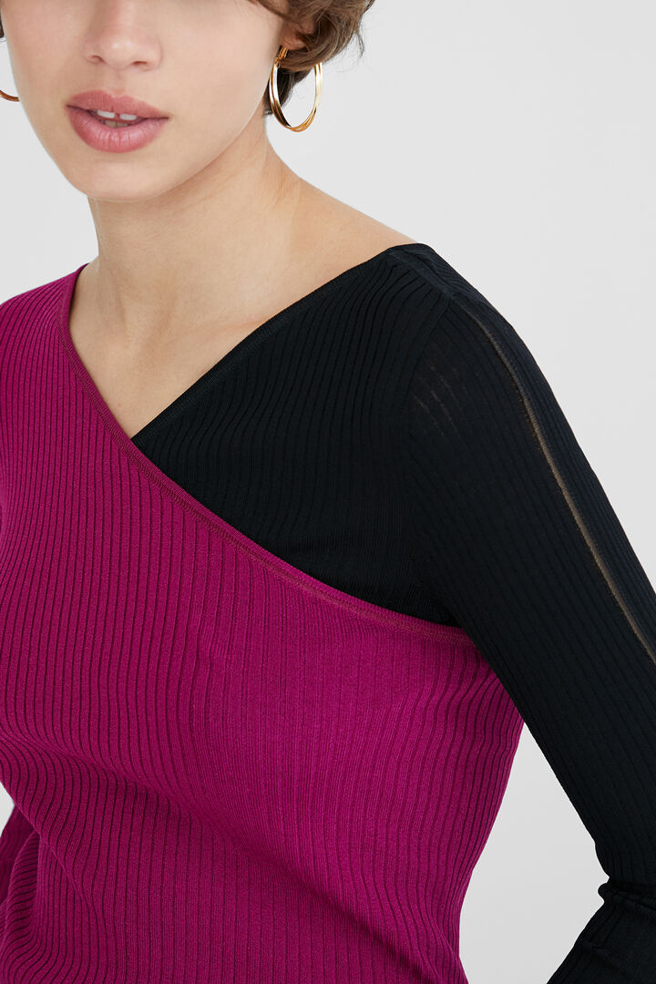 Jersey slim cuello pico | Desigual