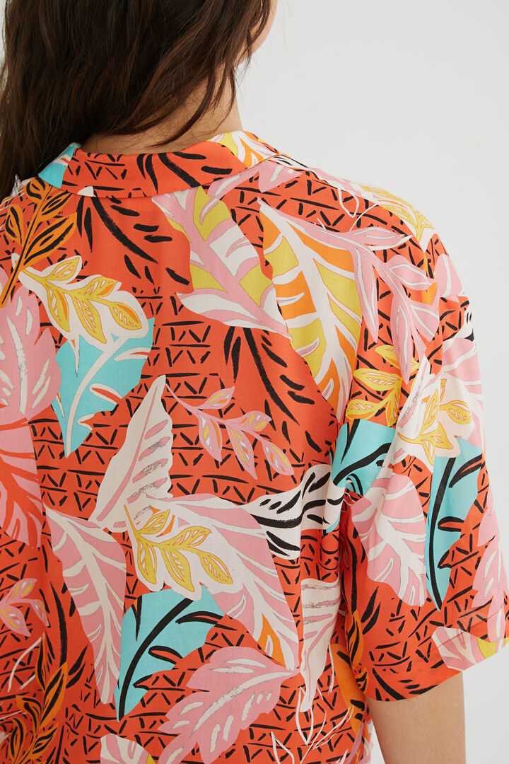 Short pyjama print shirt | Desigual