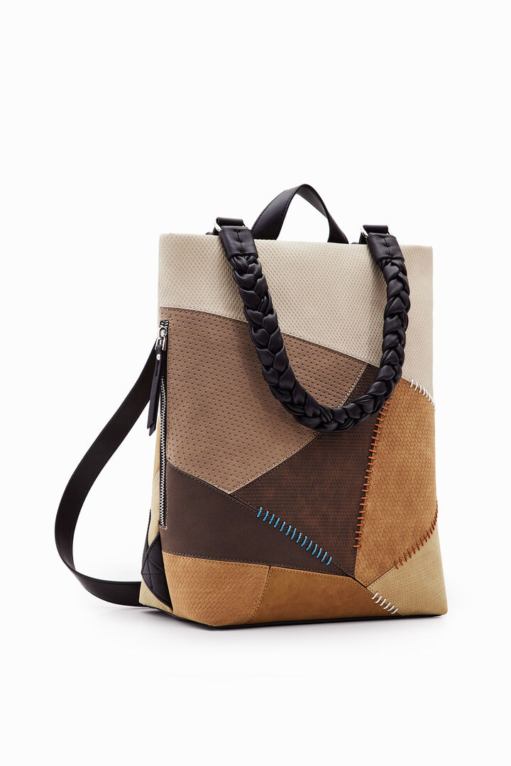 Multi-position patchwork backpack | Desigual