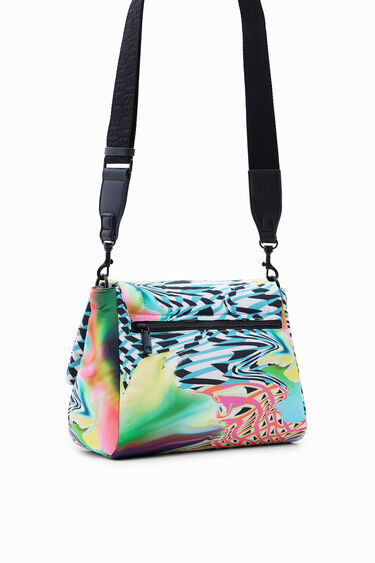 Midsize psychedelic crossbody bag | Desigual