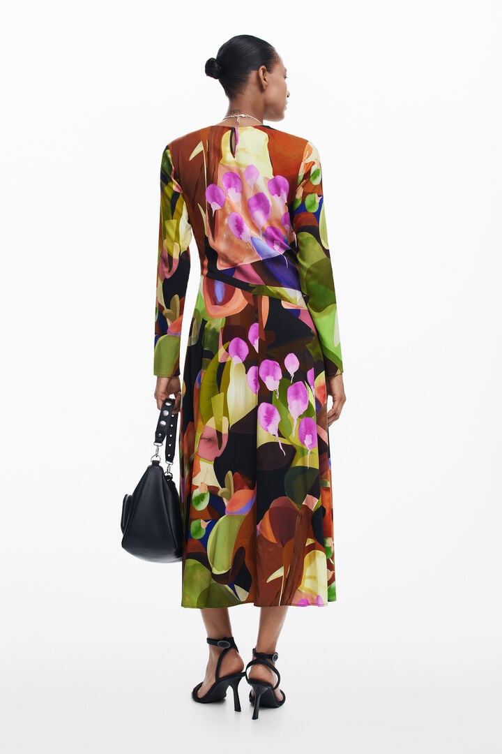 Printed midi dress M. Christian Lacroix | Desigual