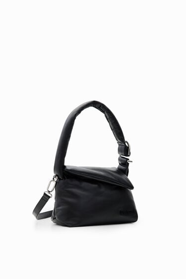 Midsize leather bag | Desigual