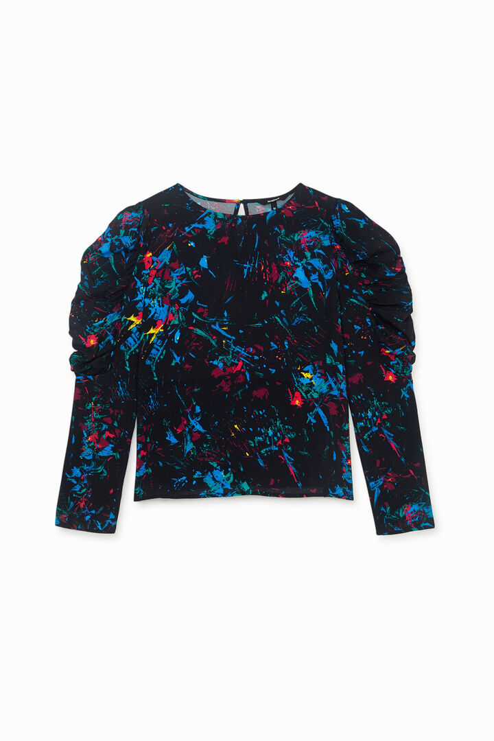 Blouse puffed sleeves | Desigual