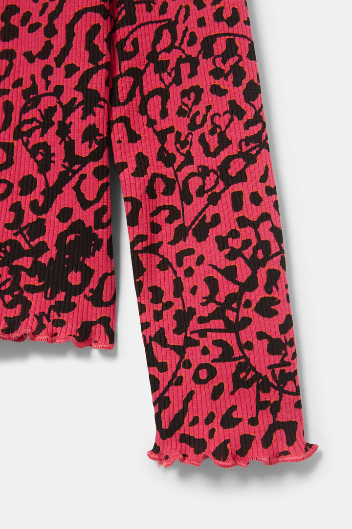 Ribbed T-shirt animal print | Desigual