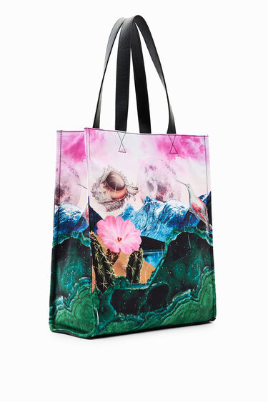 Bolso shopper grande fantasía | Desigual