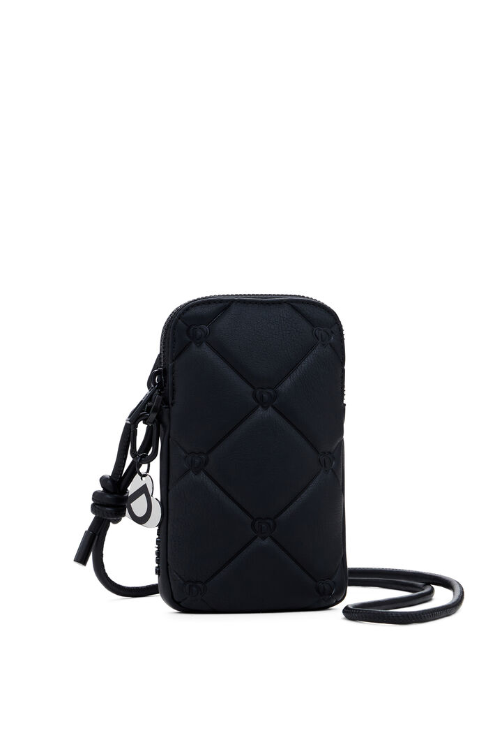 Padded mobile holder logo