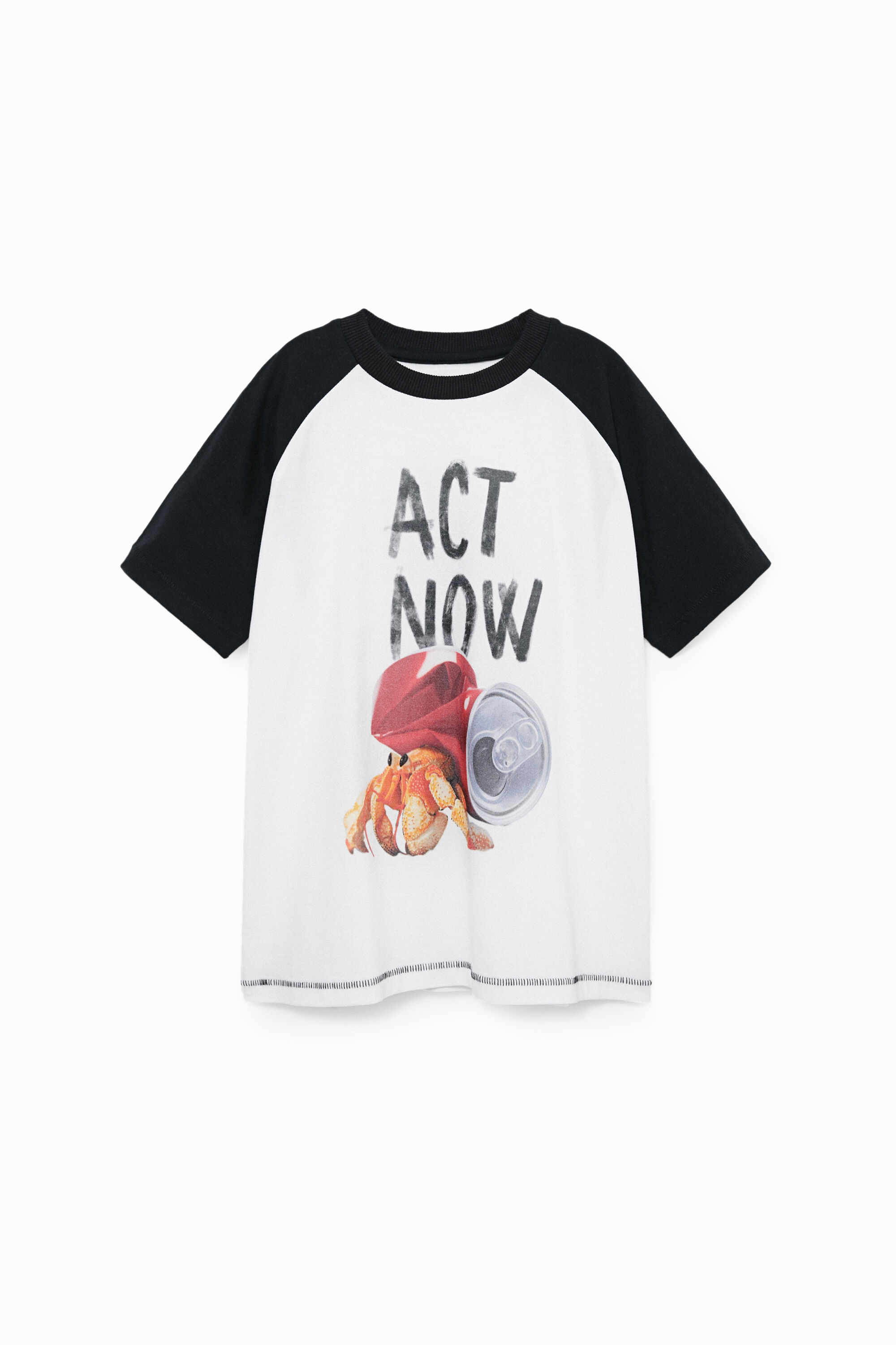 Act Now T-shirt - WHITE - 3/4