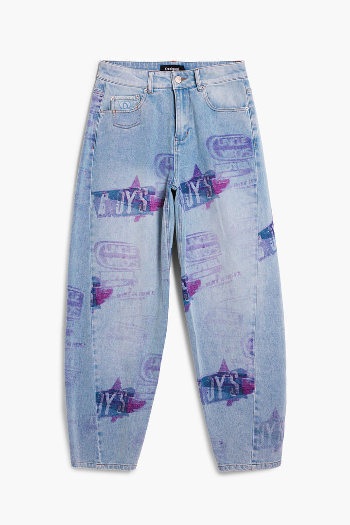Spodnie jeansowe baloon Collage | Desigual