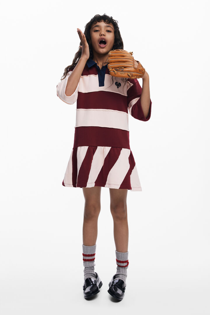 Striped polo dress | Desigual