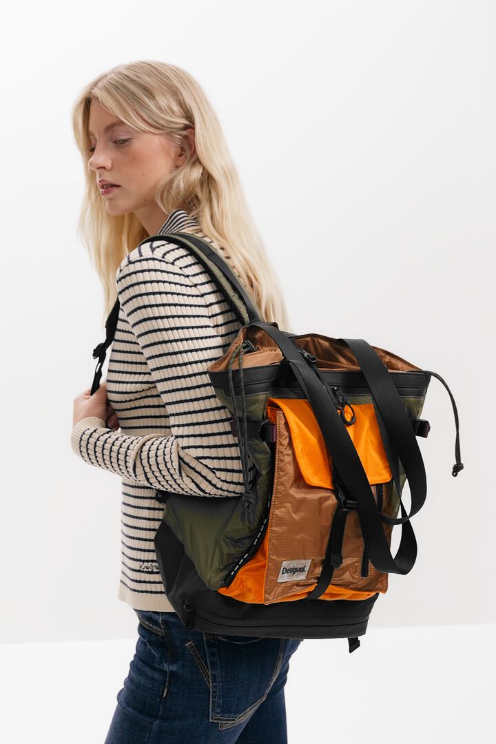 Mochila tote nylon grande | Desigual