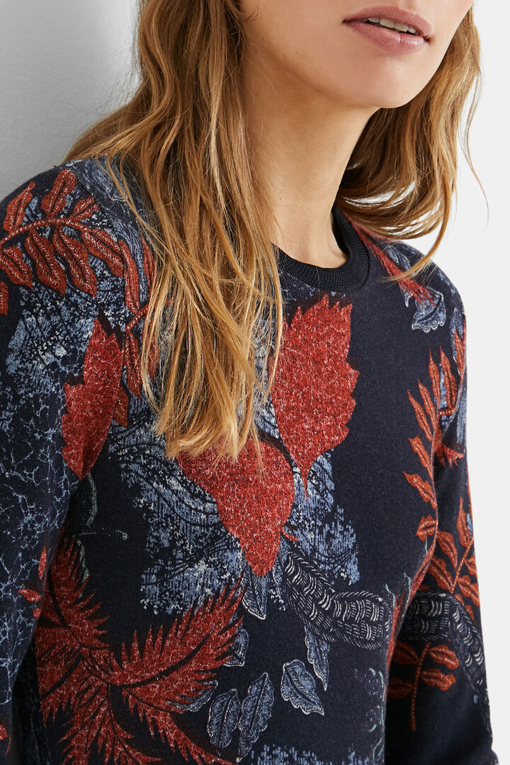 Vestido slim punto floral | Desigual