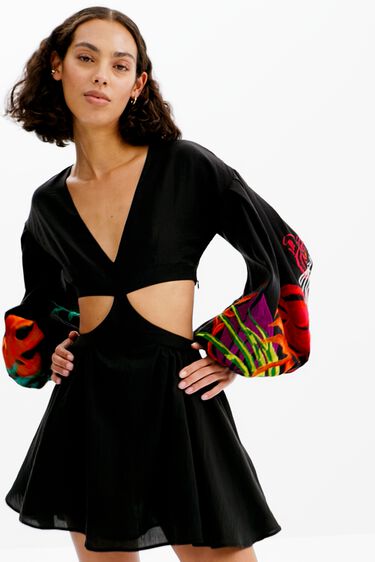 Vestit curt cut-outs Stella Jean | Desigual