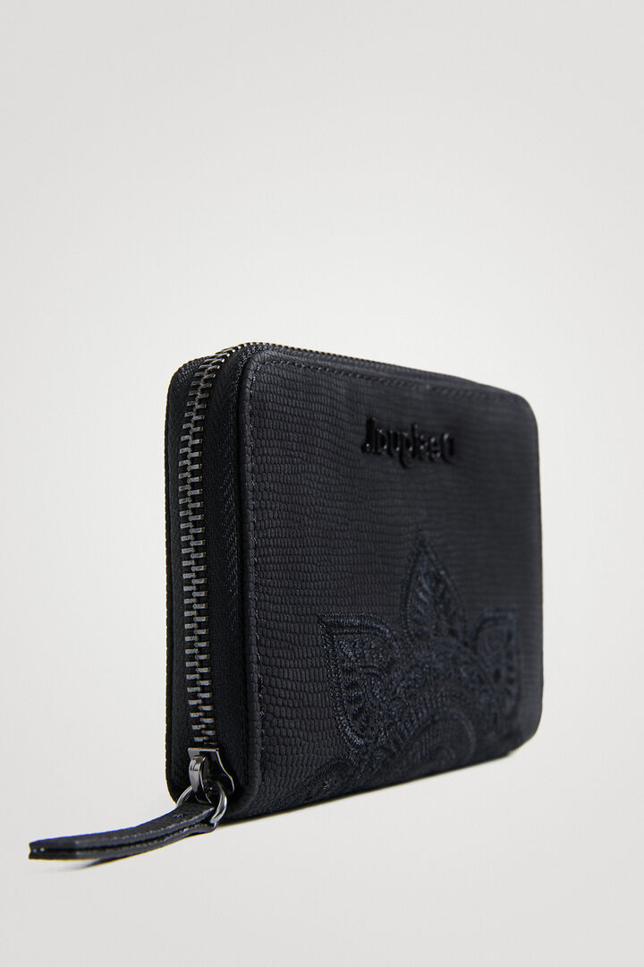 
レプタイルレザー調 財布 | Desigual