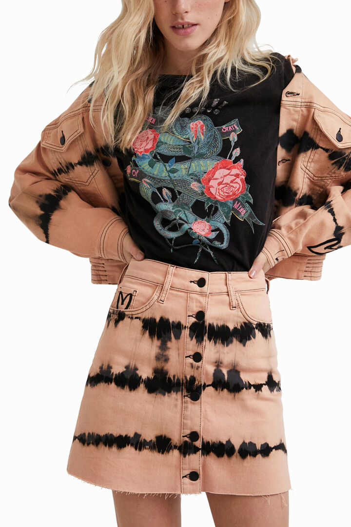 Minissaia de ganga tie-dye