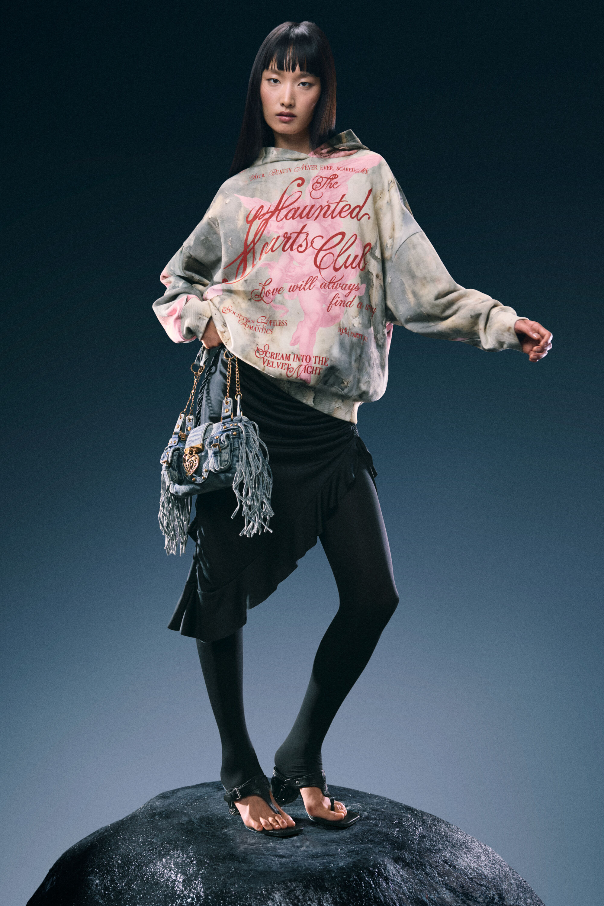 Oversize bluza z nadrukiem