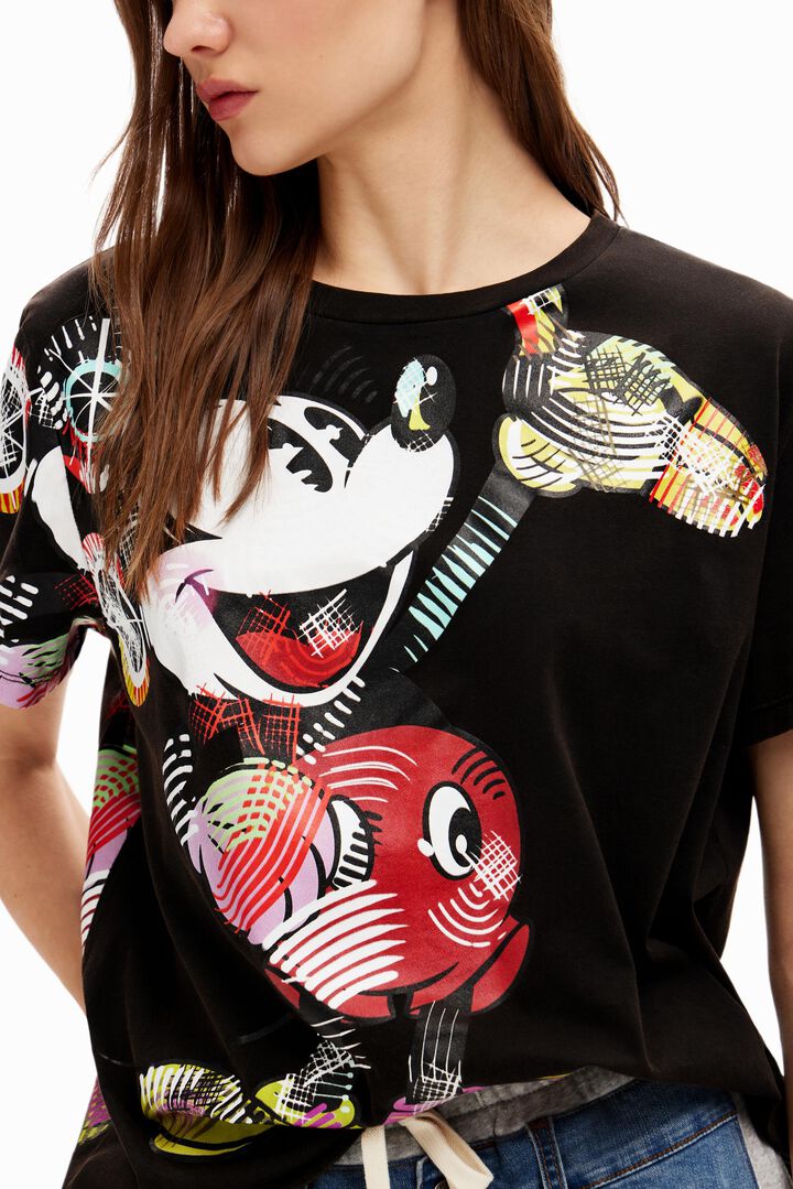 Arty Mickey Mouse T-shirt | Desigual