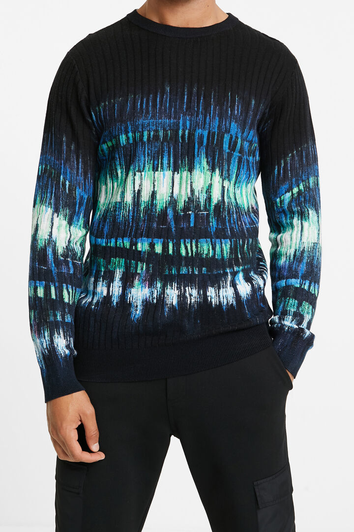 Pull jacquard 100% coton | Desigual