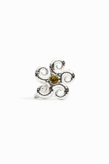 Anillo estrella baño oro Zalio | Desigual