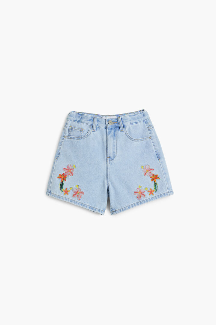 Printed denim pants | Desigual