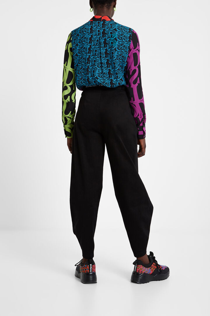 Blouse à nœud et logomanie Designed by M. Christian Lacroix | Desigual