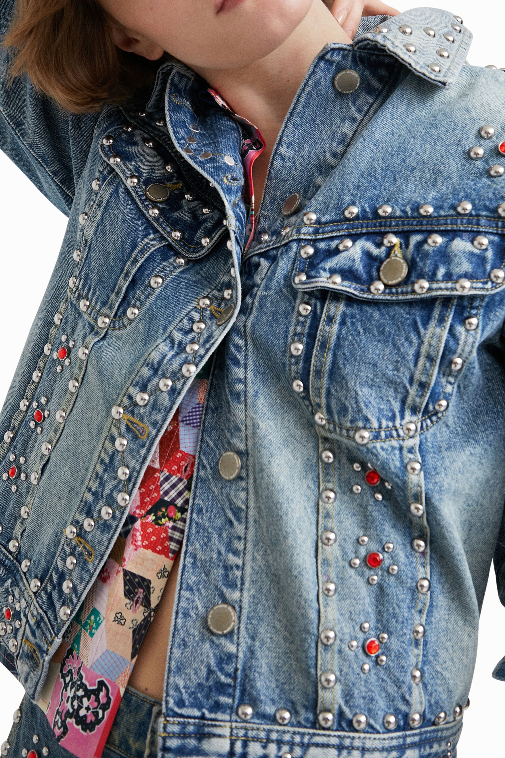 Johnson Hartig スタッズ デニムジャケット | Desigual.com