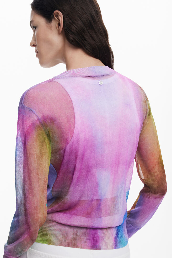 Watercolor fine sweater | Desigual