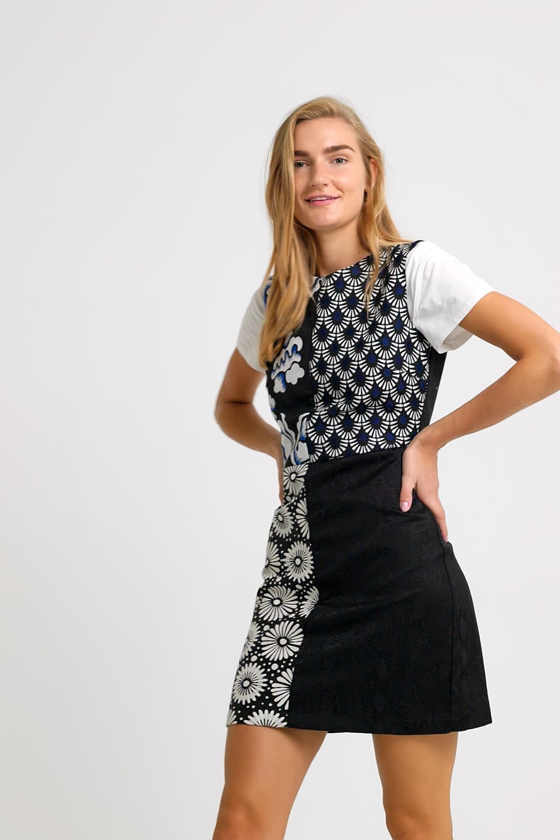 Desigual patchwork clearance dress