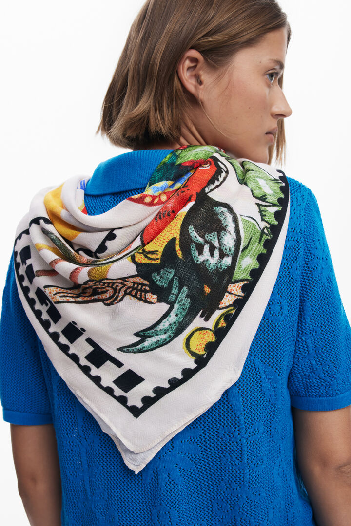 Stamp scarf | Desigual
