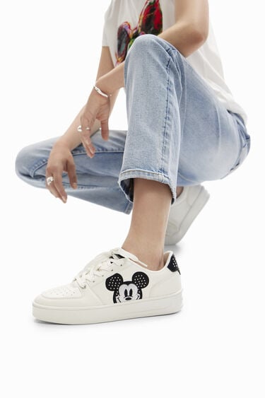 Disney's Mickey Mouse stud sneakers | Desigual