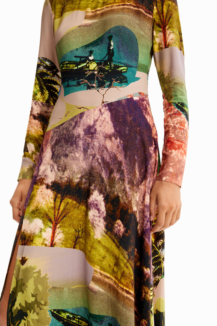 M. Christian Lacroix collage midi dress | Desigual