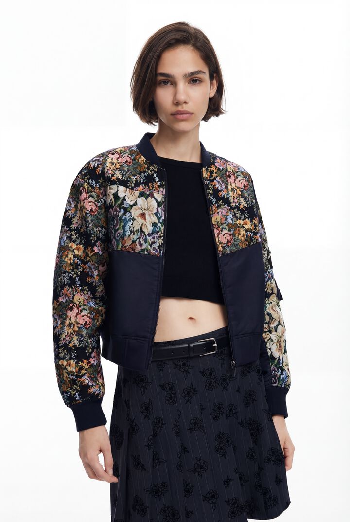 Blouson bomber imprim&eacute;