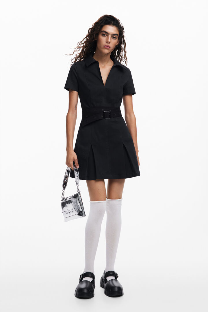 Vestido falda tablas | Desigual