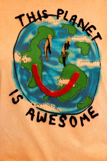 Camiseta efecto lavado Planet | Desigual