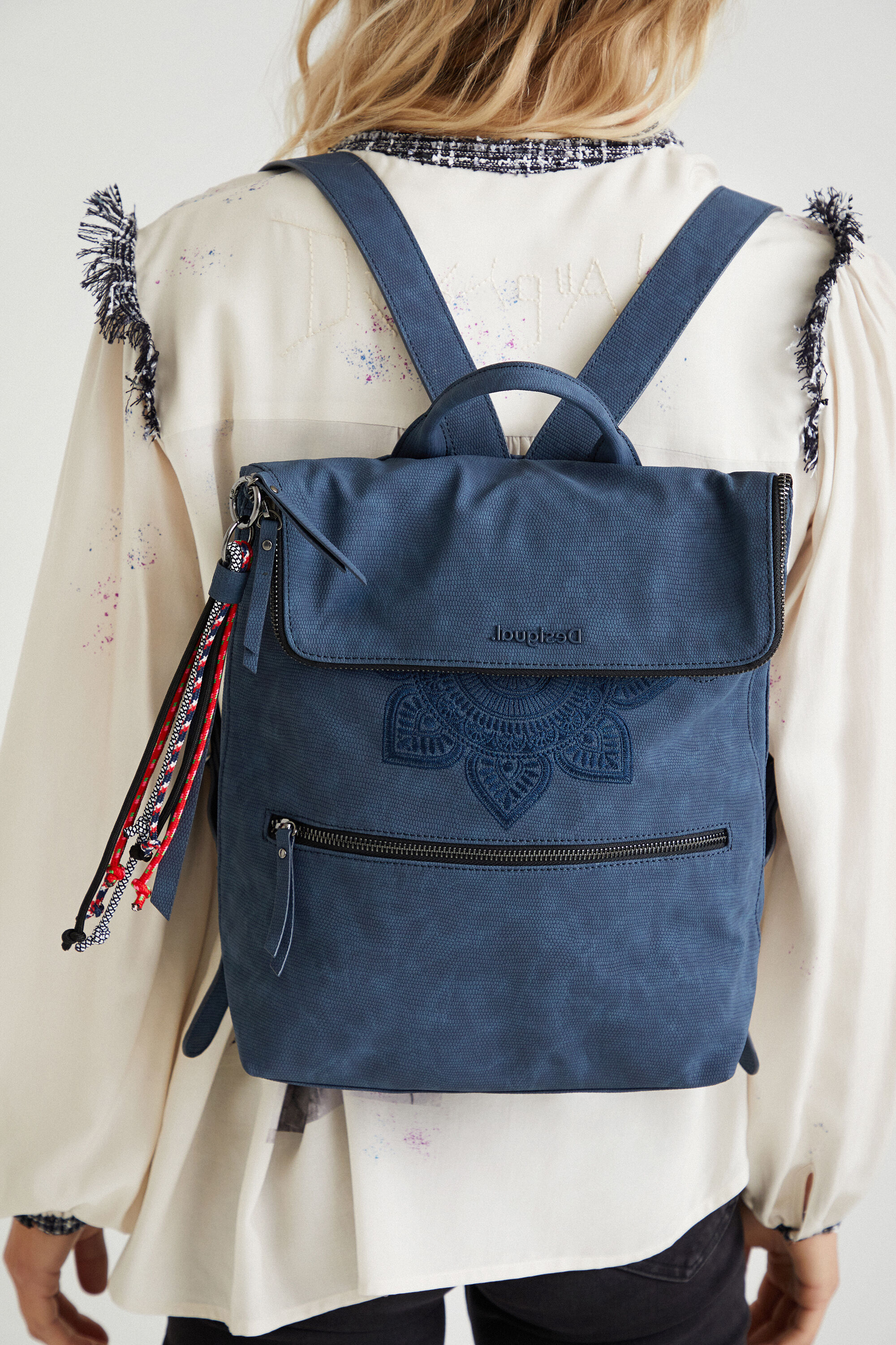 Sac dos carr rabat extensible Desigual
