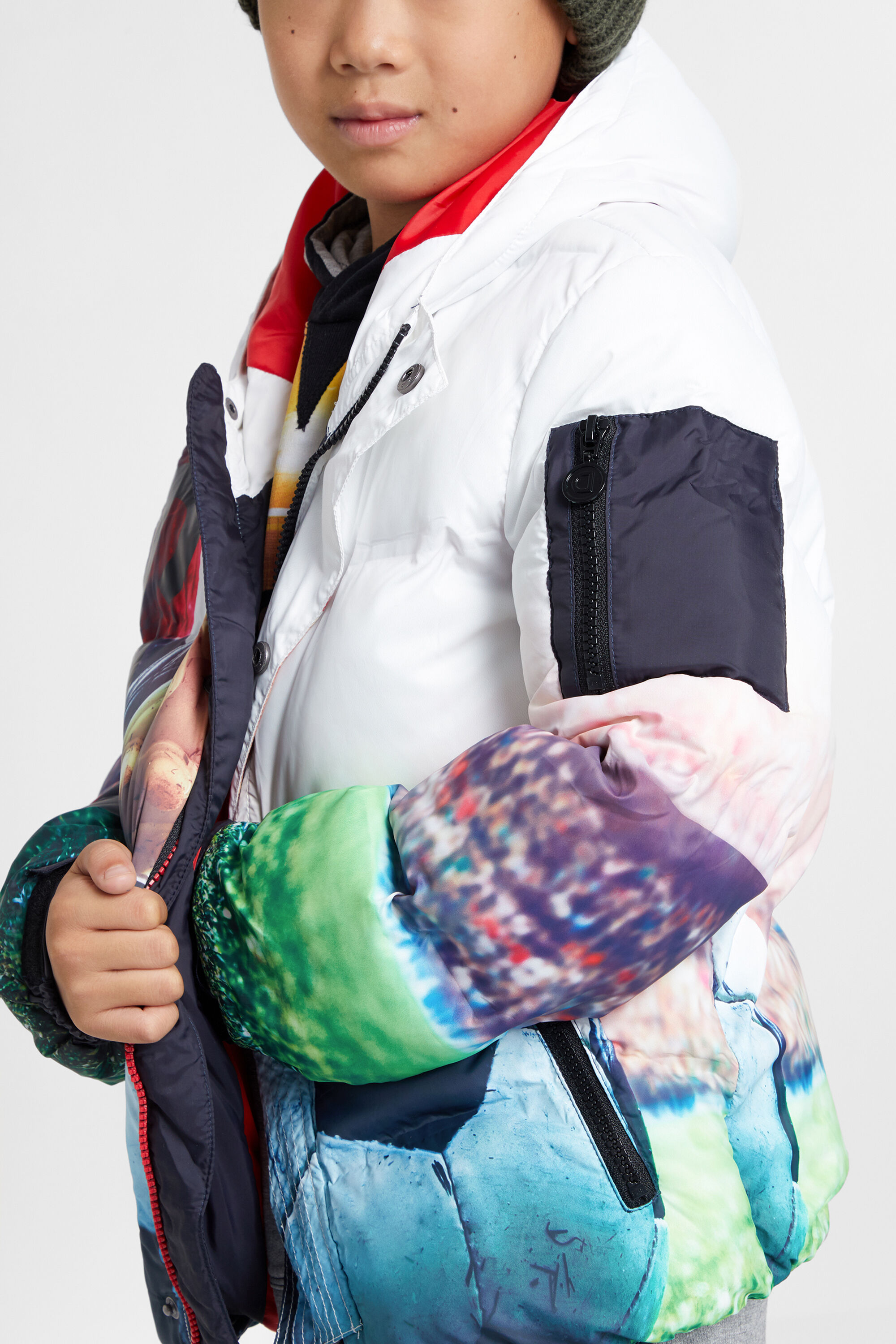 Short hooded anorak Desigual