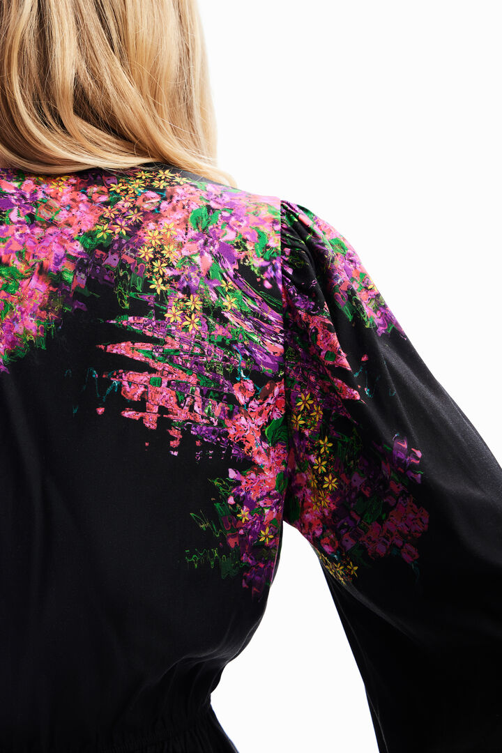 Bluza na preklop s cvjetnim printom | Desigual