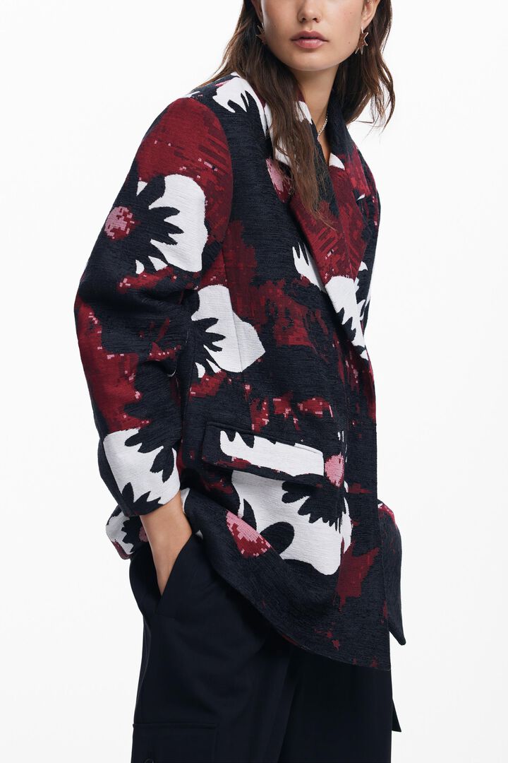 Floral coat M. Christian Lacroix | Desigual