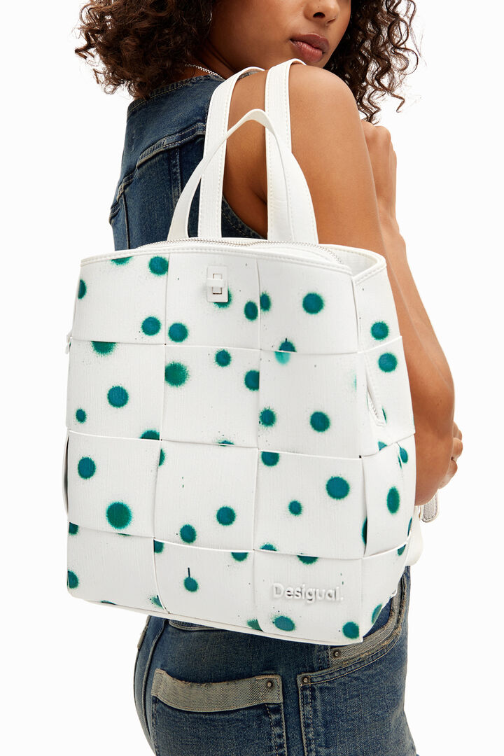 Motxilla S trenada gotes | Desigual