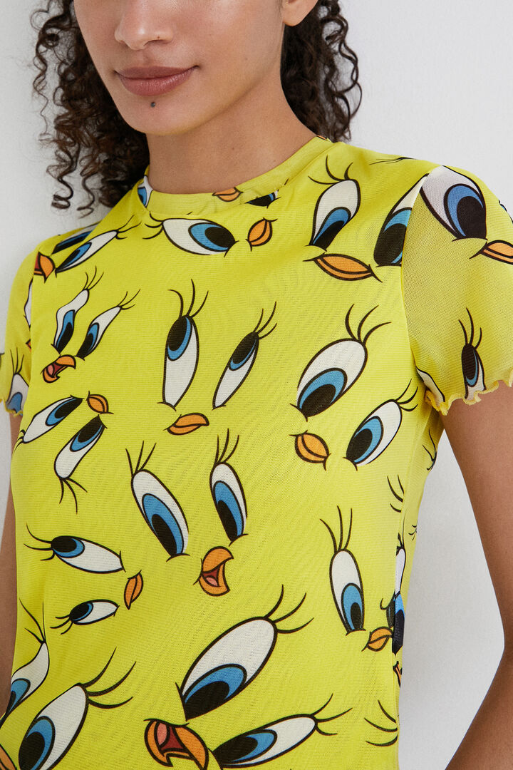 Slim tulle Tweety T-shirt | Desigual