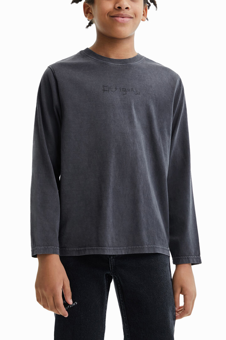 Long-sleeve planet T-shirt | Desigual