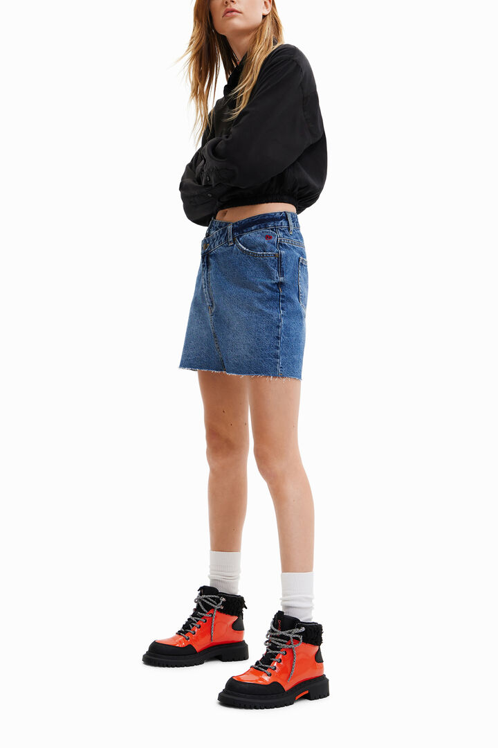Camisa cropped butxaca cor | Desigual