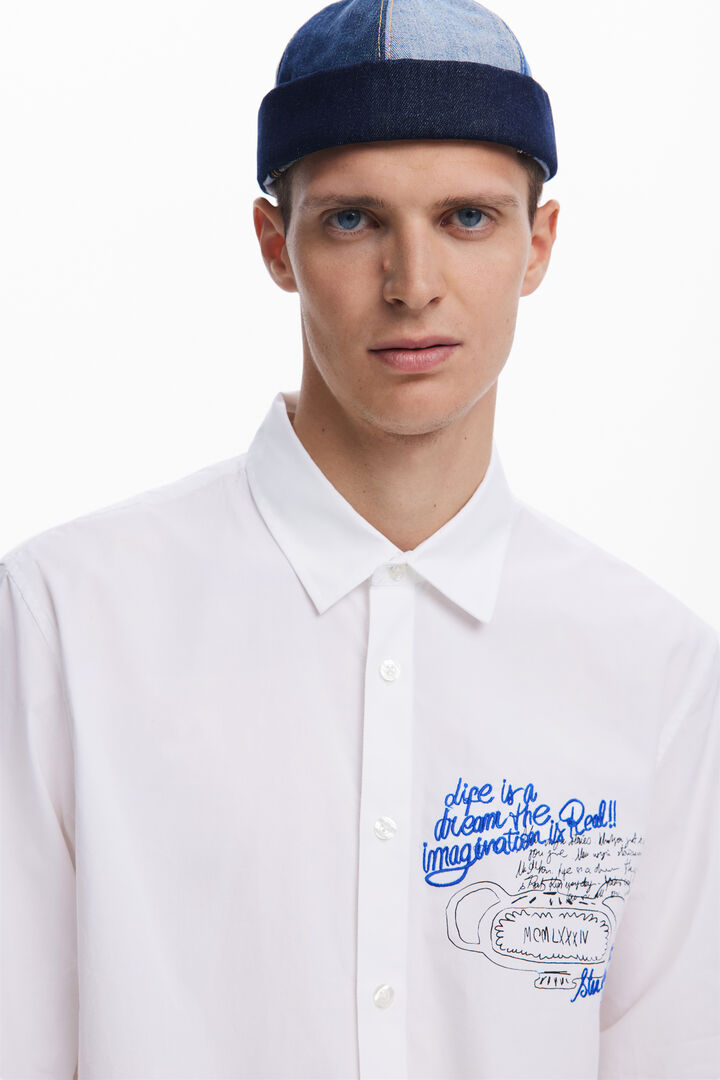 Kalligrafisch overhemd | Desigual