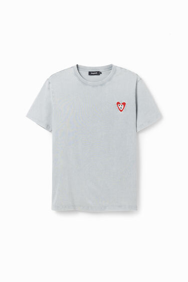 Camiseta bordado corazón | Desigual